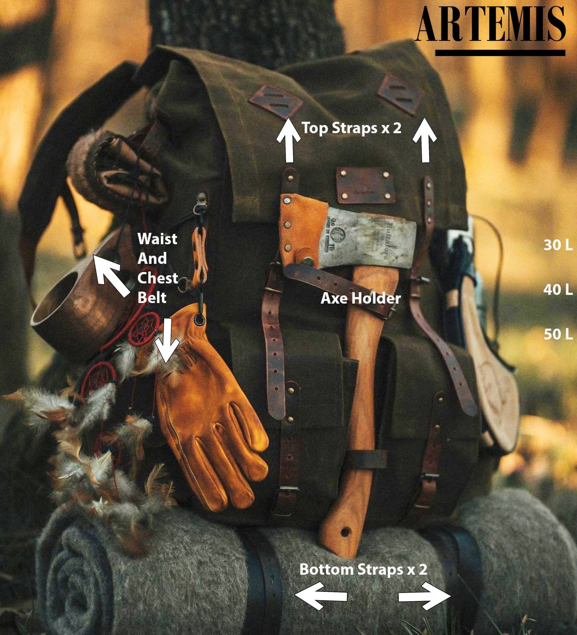 New: Custom Backpack Straps Option