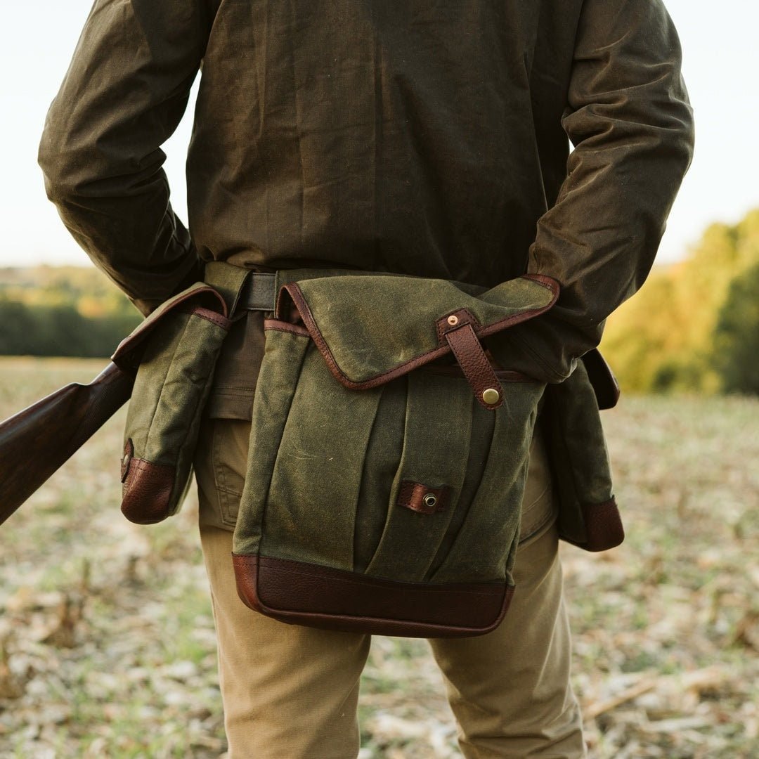 Personalized Full Grain Leather Canvas Messenger Bag Mens Waxed