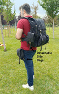 Bushcraft Backpack | Camping Backpack | Detachable pouches suitable for your belt | 50L | Daypack | Bushcraft-Travel-Camping-Hunting-Fishing  99percenthandmade   