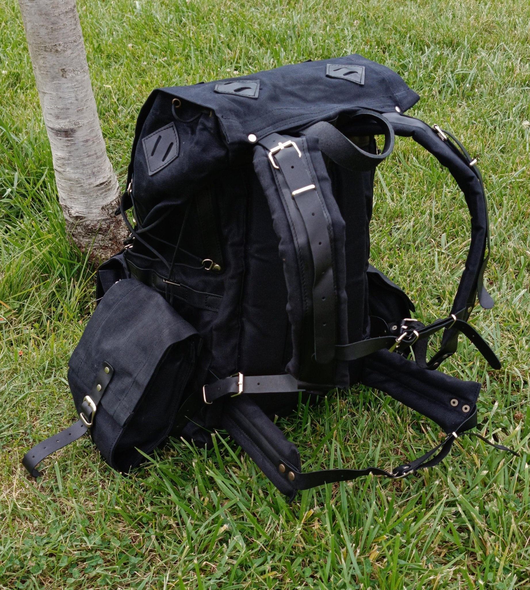 Bushcraft Backpack | Camping Backpack | Detachable pouches suitable for your belt | 50L | Daypack | Bushcraft-Travel-Camping-Hunting-Fishing  99percenthandmade   