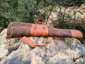 For Eric | Handmade | Brown-Tan Leather Shotgun Bag | Leather Rifle Bag | Shotgun Case |  Rifle Case | Hunting | Shotgun | Gun case |  99percenthandmade   