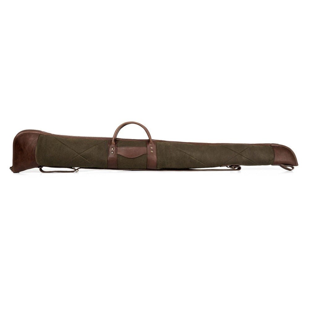 Green-Brown Colour | Shotgun Case | Shotgun Bag | Rifle Bag | Rifle Case | Wax Canvas | Hunting | Personalization 99percenthandmade