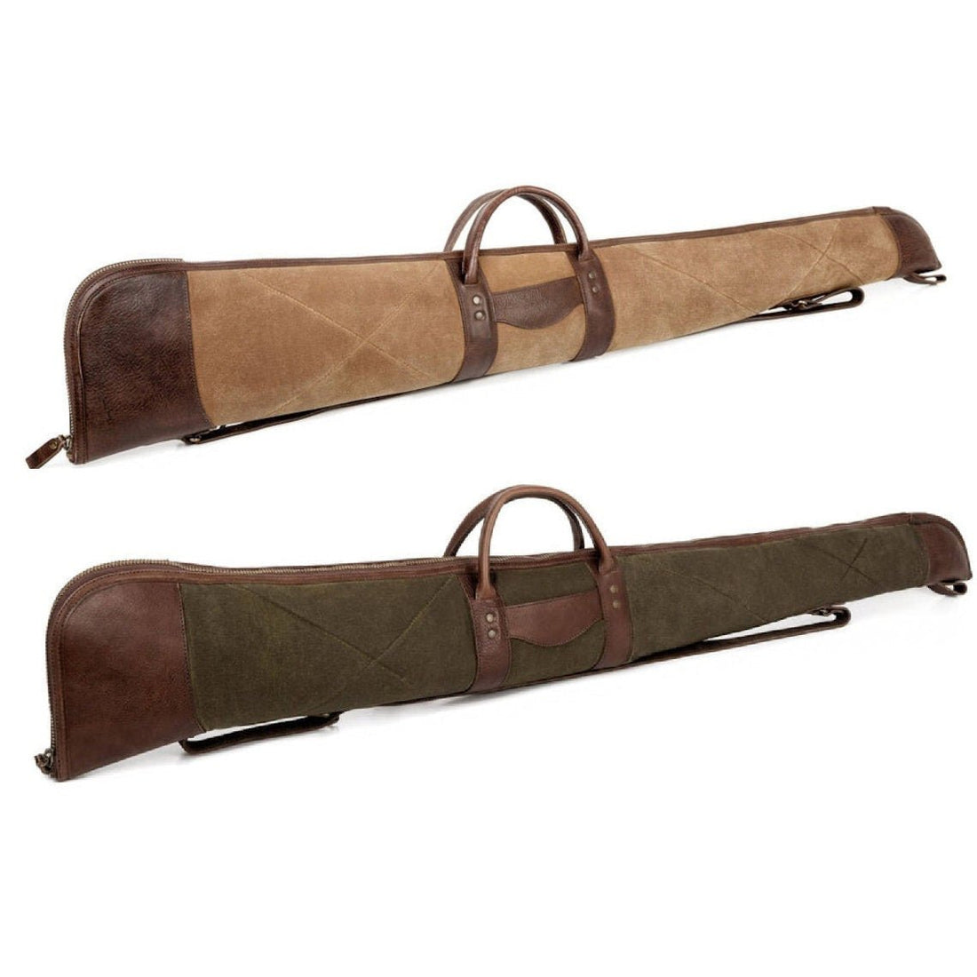 Green - Brown Colour | Shotgun Case | Shotgun Bag | Rifle Bag | Rifle Case | Wax Canvas | Hunting | Personalization - 99percenthandmade - 99percenthandmade - Brown Rifle - 40 - 