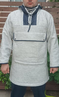 Bespoke Handmade Felt Anorak You will be ready for adventure, Best Protection For Cold, Full Handmade 99percenthandmade