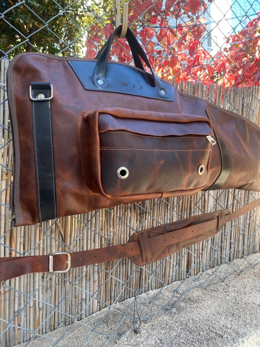 Handmade | Double Leather Breakdown Shotgun Case | Leather | Shotgun Bag | Hunting | Shotgun | Gun case | Personalization - 99percenthandmade - 99percenthandmade - All Leather - 40 - 