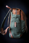 For Conner 20L-25L- Laptop backpack double compartment with zipper.  99percenthandmade   