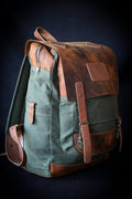 For Conner 20L-25L- Laptop backpack double compartment with zipper.  99percenthandmade   