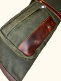 40 inch to 60 inch | Handmade | Leather Rifle Bag | Canvas Rifle Bag | Waxed Canvas  | Leather | Rifle Bag | Hunting | Rifle | Gun case  | Personalization  99percenthandmade   