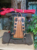 Bestseller 300 USD Discount | Ready for Bushcraft, Survival, Outdoor | Handmade Leather and Waxed Backpack  | Travel Bag, Bushcraft Bag bushcraft - camping - hiking backpack 99percenthandmade   