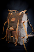 Bushcraft Handmade Wax Canvas Backpack | Leather Backpack | Travel | Camping | Fishing  | Hunting | Bushcraft | 50Liters | Personalization  99percenthandmade   