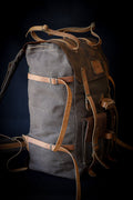 Bushcraft Handmade Wax Canvas Backpack | Leather Backpack | Travel | Camping | Fishing  | Hunting | Bushcraft | 50Liters | Personalization  99percenthandmade   