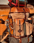 For Shane | Handmade Leather, Waxed Backpack for Travel, Camping, Hunting, Bushcraft, Hiking | 45 Liter | Survival | Personalization bushcraft - camping - hiking backpack 99percenthandmade   