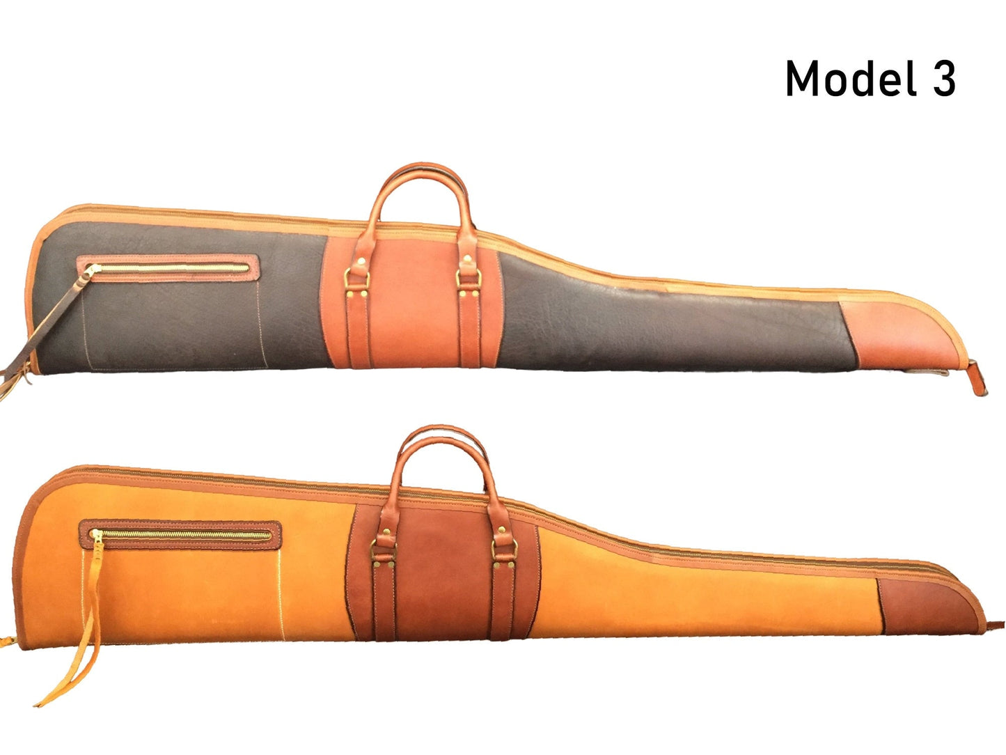 Handmade 9 Model | Leather Rifle Bag | Canvas Rifle Bag | Waxed Canvas | Leather | Rifle Bag | Hunting | Rifle | Gun case  | Personalization  99percenthandmade 40 Model Yellow Base 