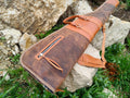 40 inch to 60 inch | Handmade | Brown-Tan Leather Shotgun Bag | Leather Rifle Bag | Shotgun Case |  Rifle Case | Hunting | Shotgun | Gun case | Personalization  99percenthandmade   