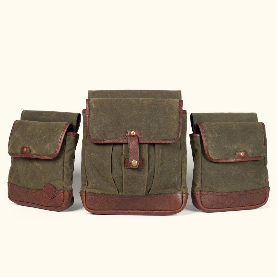 Rustic Multi-Toned Leather Messenger Bag