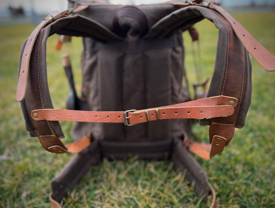 Limited Hiking Camping Backpack 30 Liter to 80 liter options Black Brown Green Options  99percenthandmade   