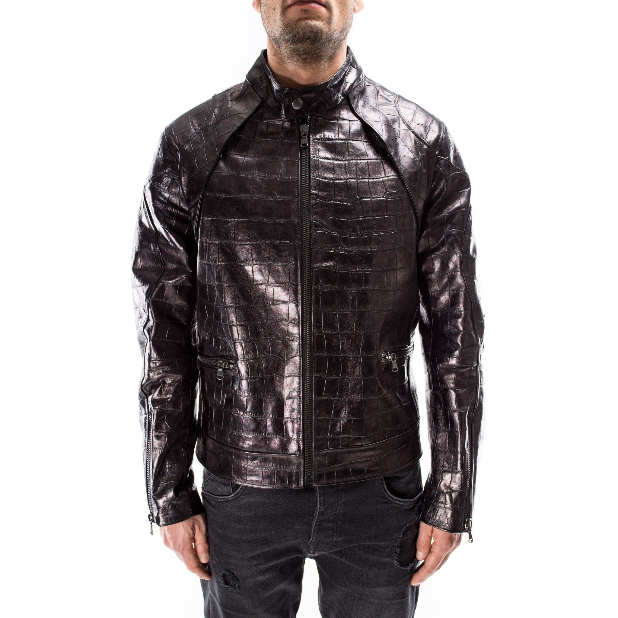 Saint Laurent - Leather Biker Jacket - Men - Black Saint Laurent
