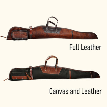 Shotgun Bag | Rifle Bag | Leather | Canvas | Shotgun Case| Rifle Bag | Hunting | Rifle | Shotgun | Gun case | Personalization  99percenthandmade   